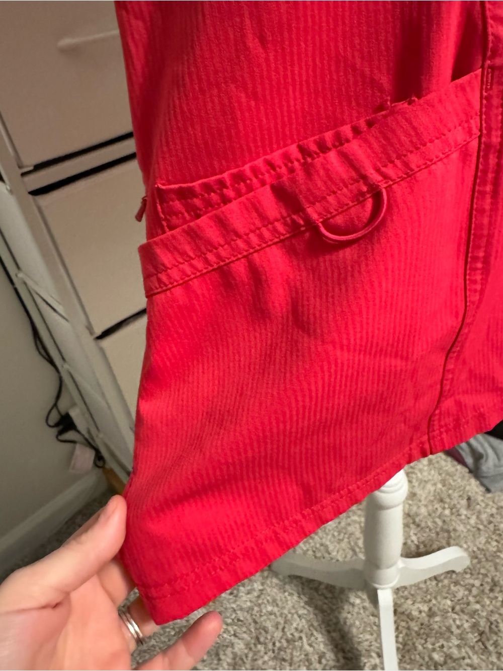 Elle Women’s Red Scrub Top - Picture 7 of 16